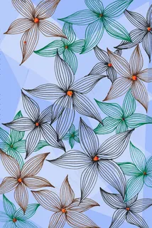 春天简约各类花节春日