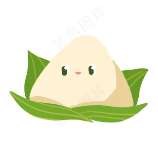 白色肉嘟嘟的白色粽子