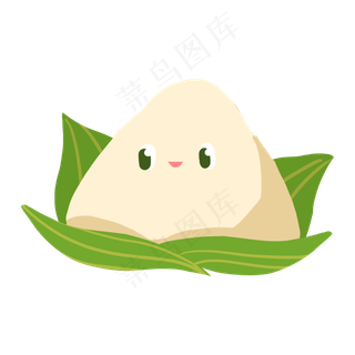 白色肉嘟嘟的白色粽子