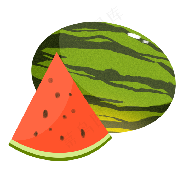 新鲜甜品水果西瓜