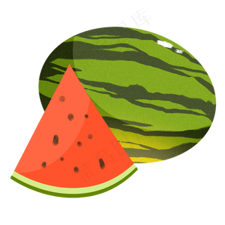 新鲜甜品水果西瓜