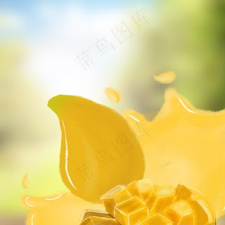 鲜甜芒果促销主图