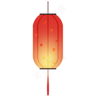彩色创意灯笼元素,免抠元素