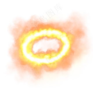 宇宙黑洞太空火焰免抠