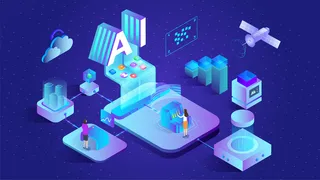 2.5D人工智能科技办公