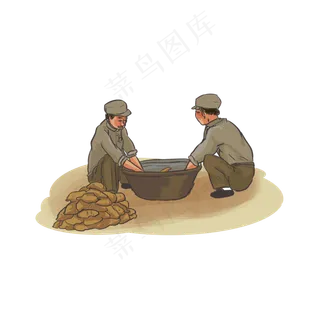 51劳动节年代感洗番薯的人