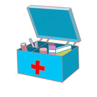 青年节五四医药箱免抠素材