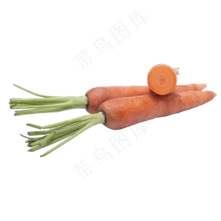 橙色的胡萝卜,免抠元素