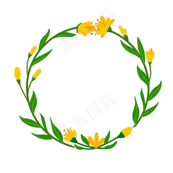 小清新夏天花环