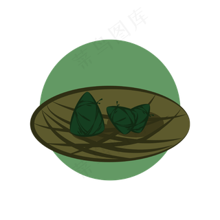 清新端午节日粽子