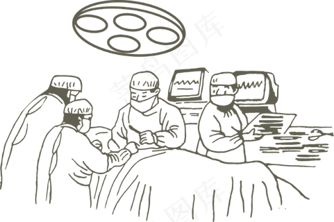 爱岗敬业医生劳动卡通形象