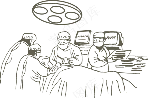 爱岗敬业医生劳动卡通形象