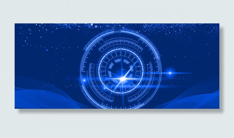 商务大气科技感几何线条移动数据背景