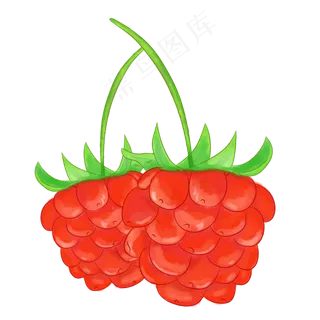 红色的草莓免抠图