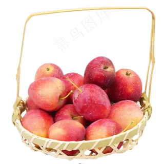 小篮子装鸡心果