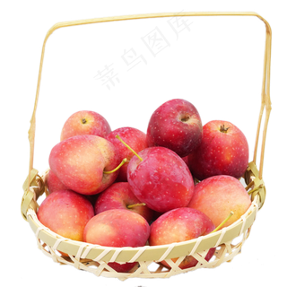 小篮子装鸡心果