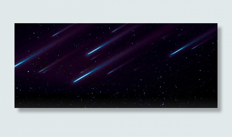星空浪漫夜景banner图