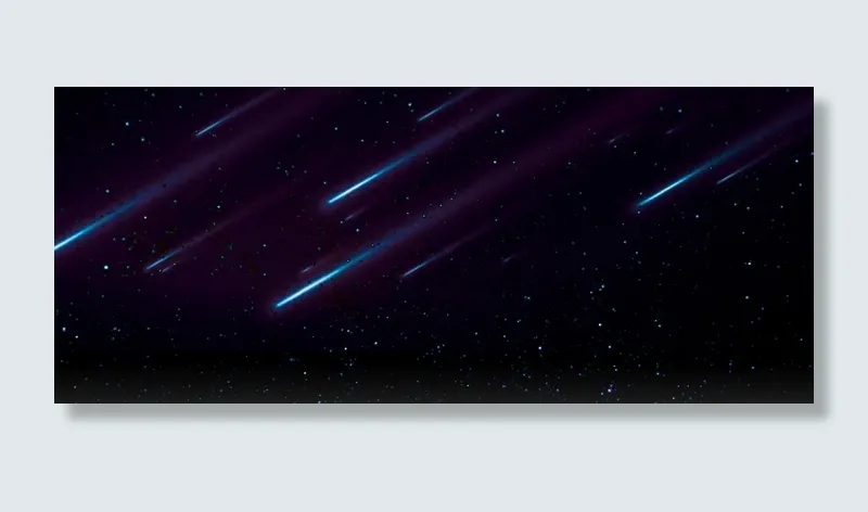 星空浪漫夜景banner图(1920*800px 	       )psd模版下载
