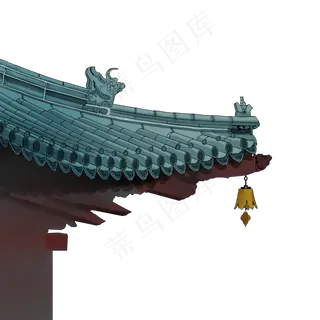 中国风屋檐,免抠元素