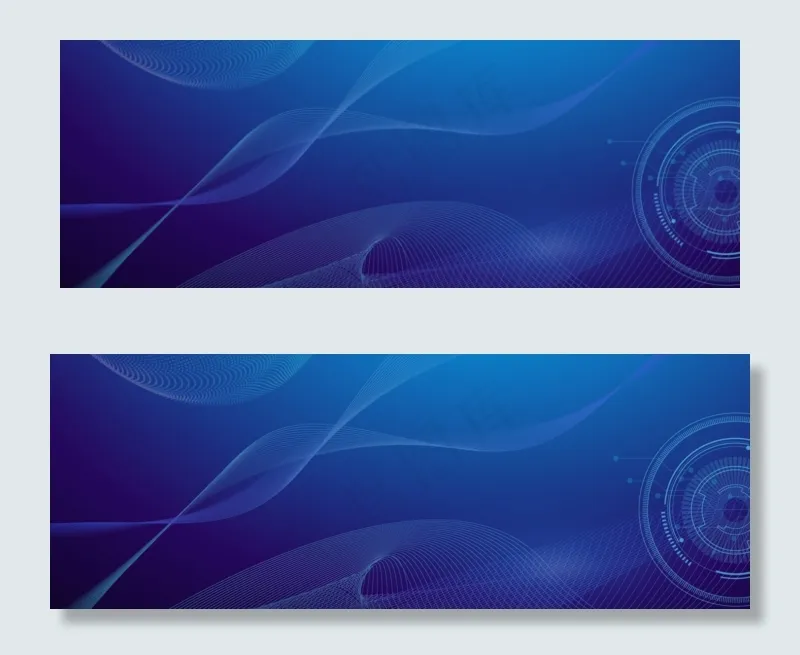 科技纱线banner(8000*2917px 	      )ai矢量模版下载