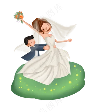 婚礼季爱情西式婚礼新郎新娘