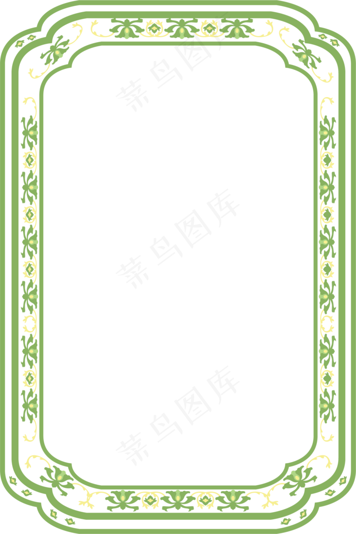 绿色古风边框