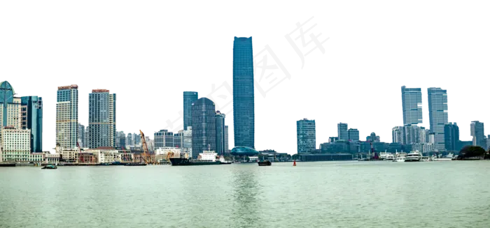 城市风景线系列之河边风景,免抠元素(6000X2801(DPI:300))psd模版下载