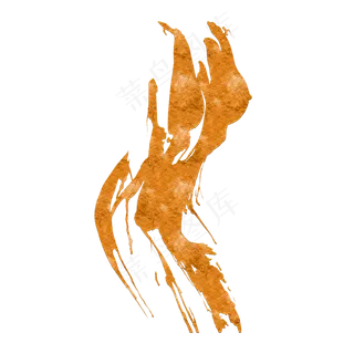 油漆油画女子人体装饰,免抠元素