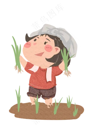 劳动节农民插秧好活动