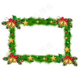 圣诞节节日边框,免抠元素
