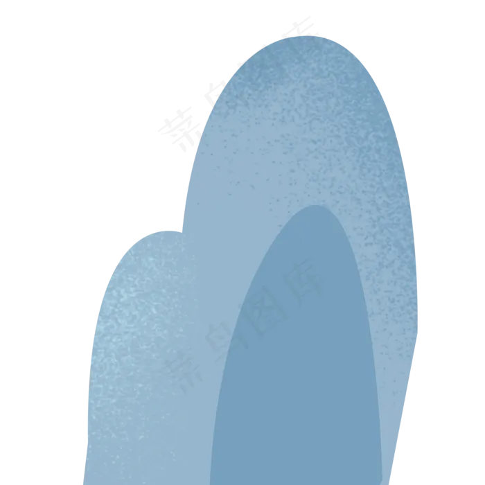 一座蓝绿色的山峰(2000X2000(DPI:300))psd模版下载