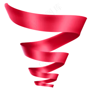 红色七一建党节螺旋彩带