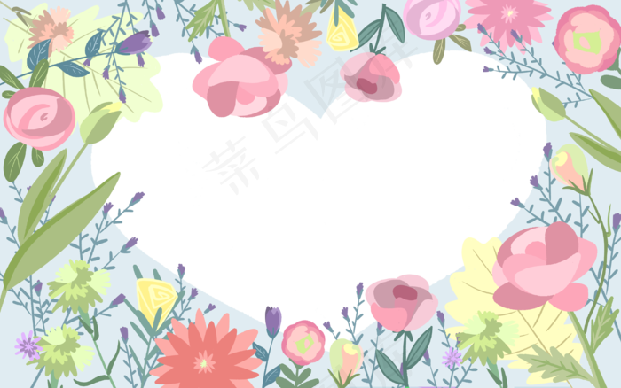 结婚繁花玫瑰PNG阳光唯美婚礼