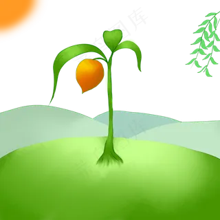 绿色植物树叶元素