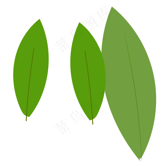 卡通植物绿叶下载