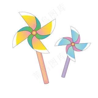 儿童彩色风车 儿童彩色风车