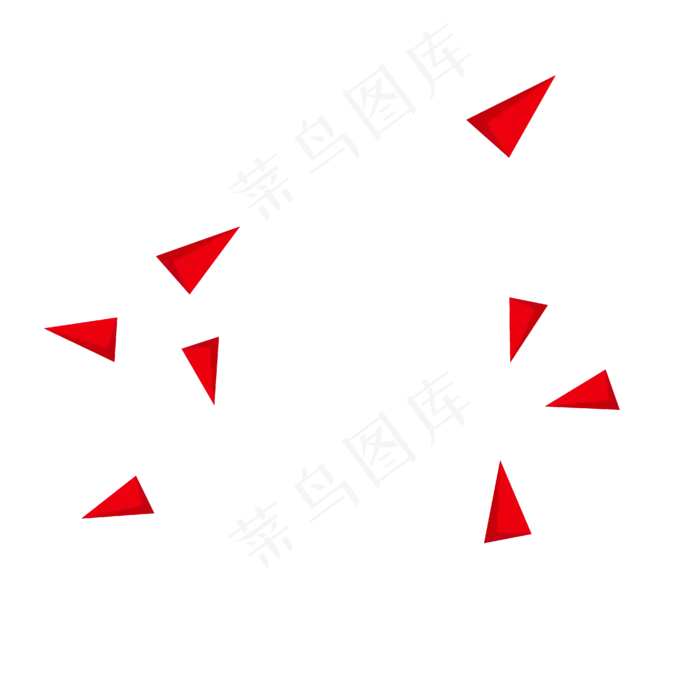 红色漂浮几何多边形618年中大促(2480X3508(DPI:300))ai矢量模版下载