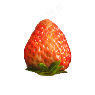 一个新鲜的草莓png
