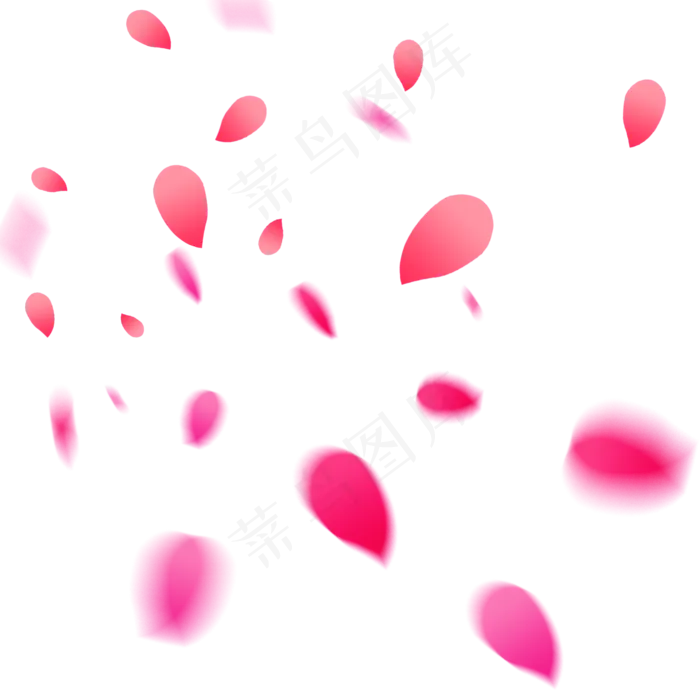 粉色玫瑰花瓣(2000X2000(DPI:300))psd模版下载