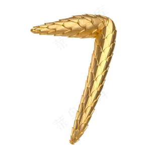 创意鳞片倒计时周年庆数字7
