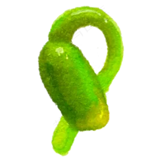 绿色即将发芽的豆苗免抠图