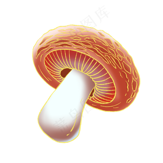 新中式国潮风蘑菇