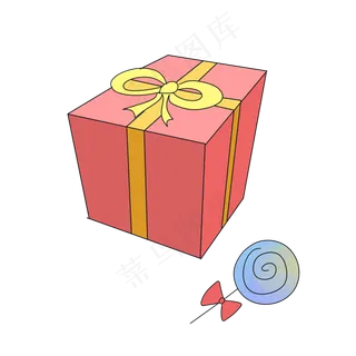 儿童节礼盒和棒棒糖