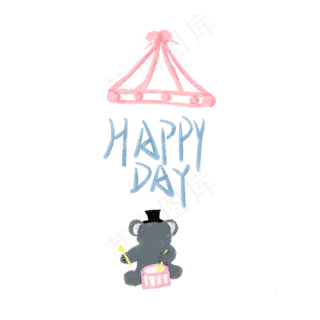 六一儿童节小熊挂饰