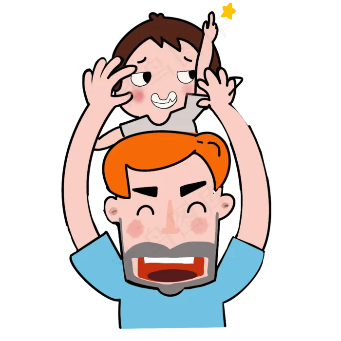 怀抱孩父亲节(1000X1000(DPI:300))psd模版下载