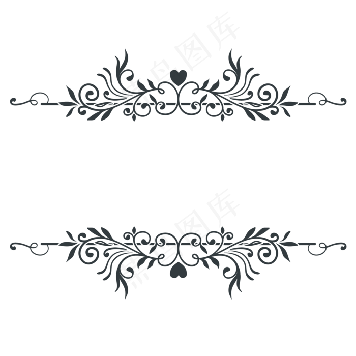 欧式花纹纹理元素