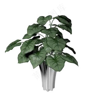 家居景观白瓷花盆