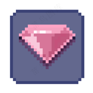 像素风格钻石图标
