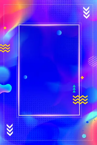 电商大促几何图形漂浮装饰广告