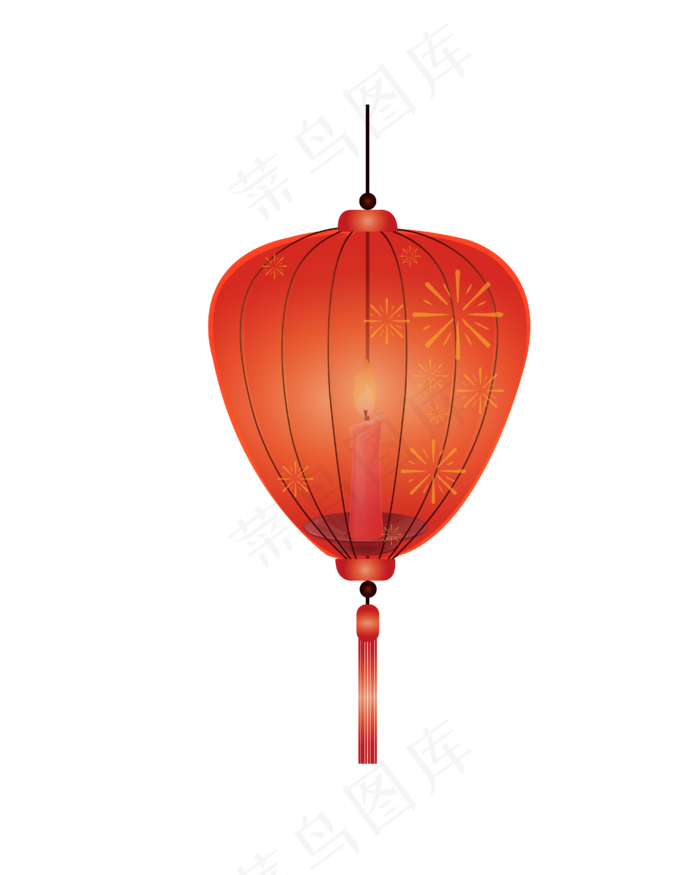 矢量手绘中国挂饰,免抠元素